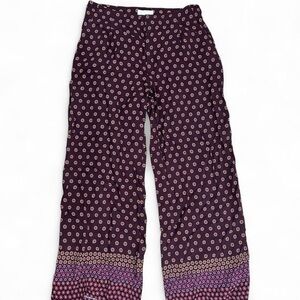 Anthropologie Brown and Pink Patterned Garment